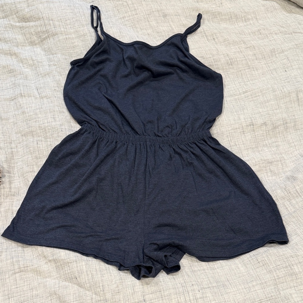Navy Blue Romper